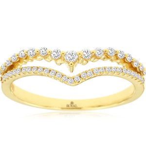 DIAMOND CONTOUR RING
