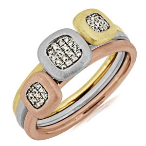 DIAMOND STACKABLE RING SET