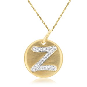INITIAL DIAMOND PENDANT Z