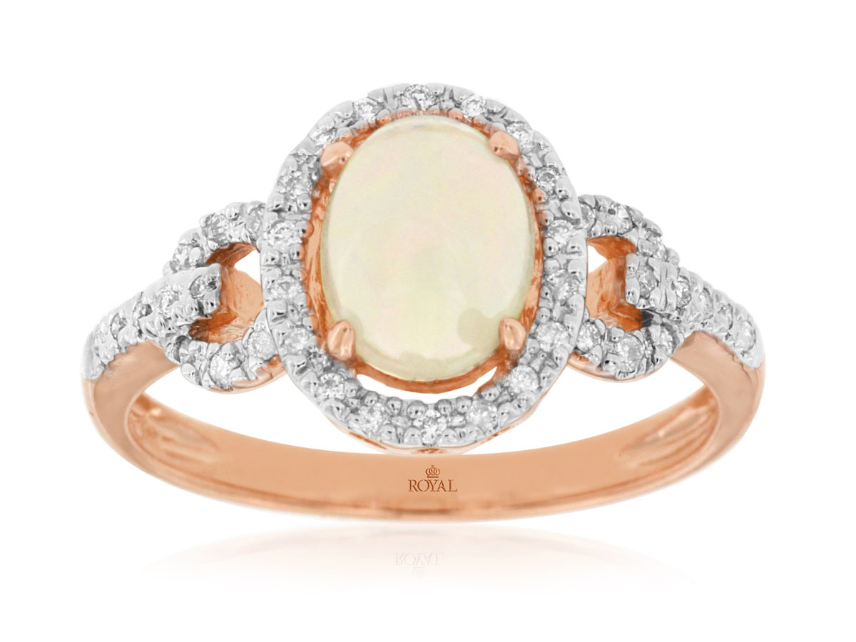 OPAL & DIAMOND RING