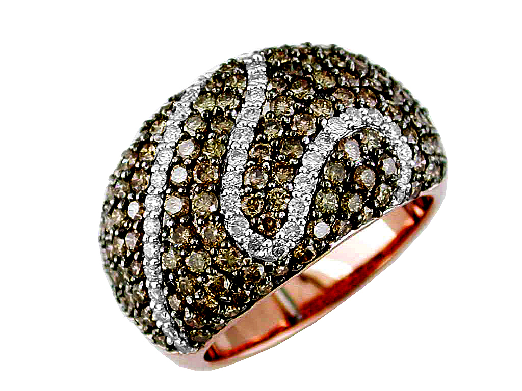 DIAMOND & MOCHA DIAMOND RING