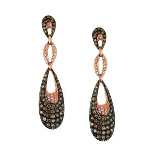 DIAMOND &MOCHA DIAMOND EARRING