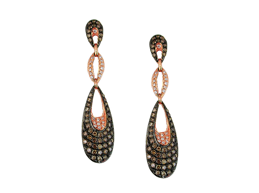 DIAMOND &MOCHA DIAMOND EARRING