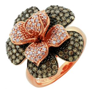 DIA & MOCHA DIA FLOWER RING