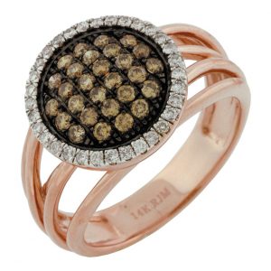 DIAMOND & MOCHA DIAMOND RING