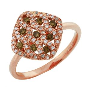 DIAMOND & MOCHA DIAMOND RING
