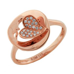 DIAMOND HEART RING