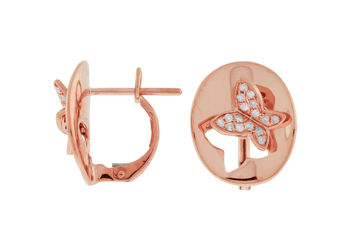 DIAMOND BUTTERFLY EARRING