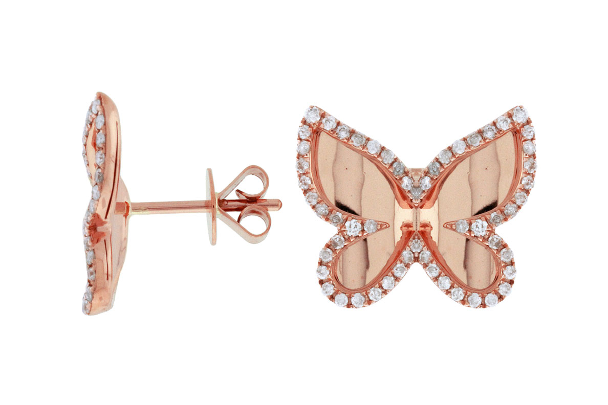 DIAMOND BUTTERFLY EARRING