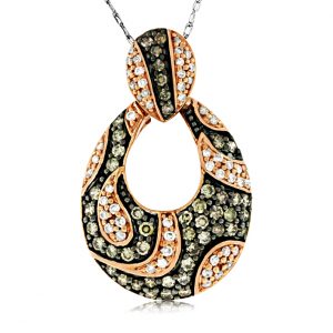 DIAMOND &MOCHA DIAMOND PENDANT