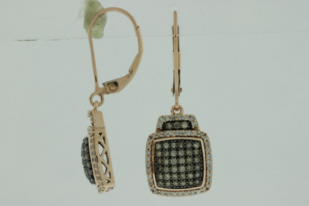 DIAMOND &MOCHA DIAMOND EARRING