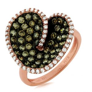 DIAMOND & MOCHA DIAMOND RING