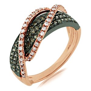 MOCHA DIA & DIA WEDDING RING