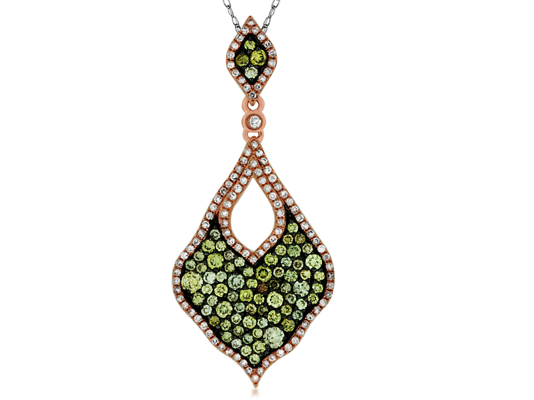 DIAMOND &FANCY DIAMOND PENDANT
