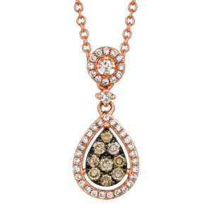 DIAMOND &MOCHA DIAMOND PENDANT