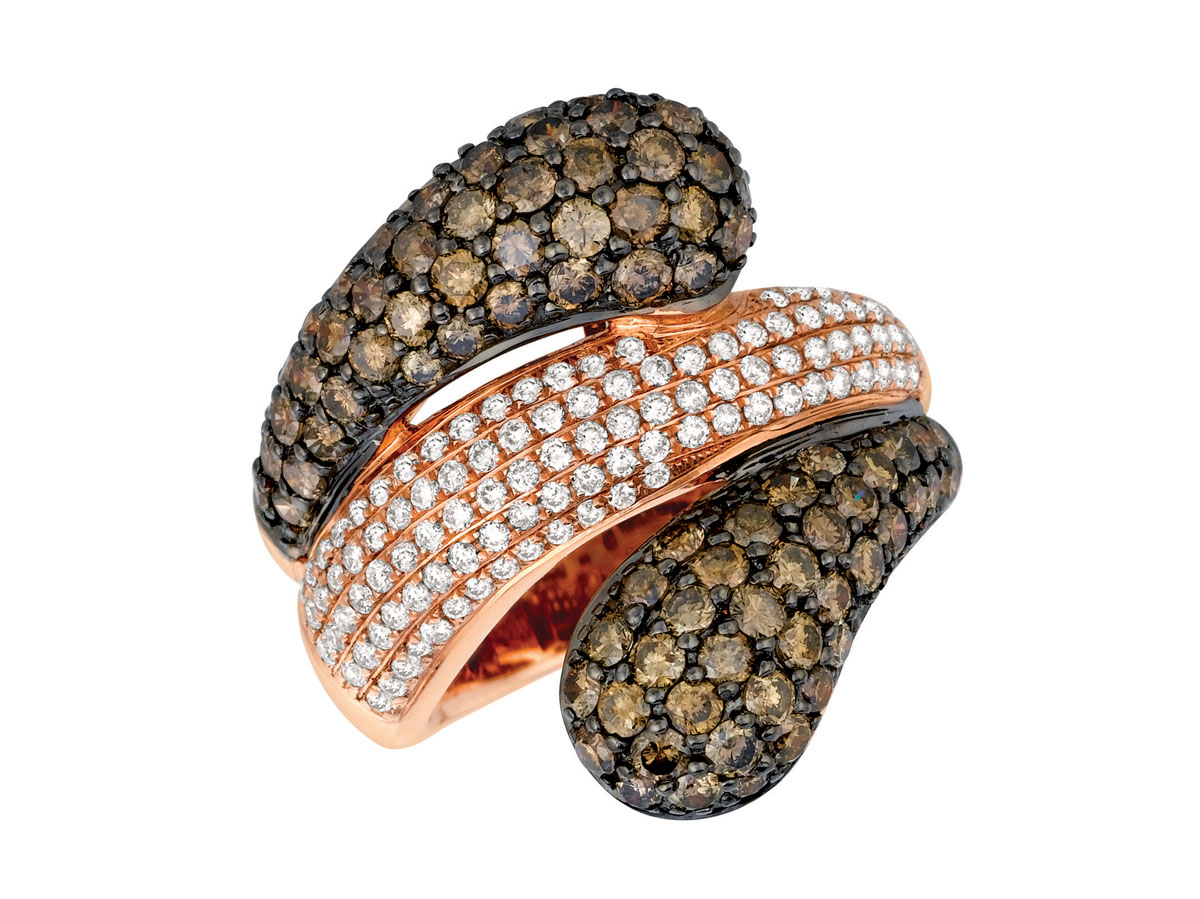 DIAMOND & MOCHA DIAMOND RING