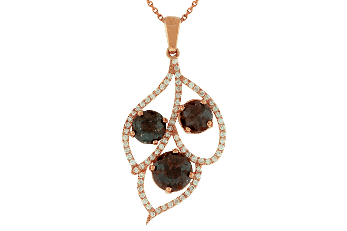 FANCY DIAMOND 18K PENDANT