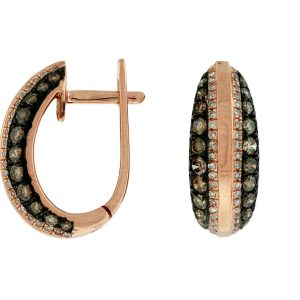 DIAMOND &MOCHA DIAMOND EARRING