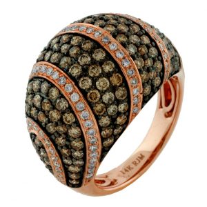 DIAMOND & MOCHA DIAMOND RING