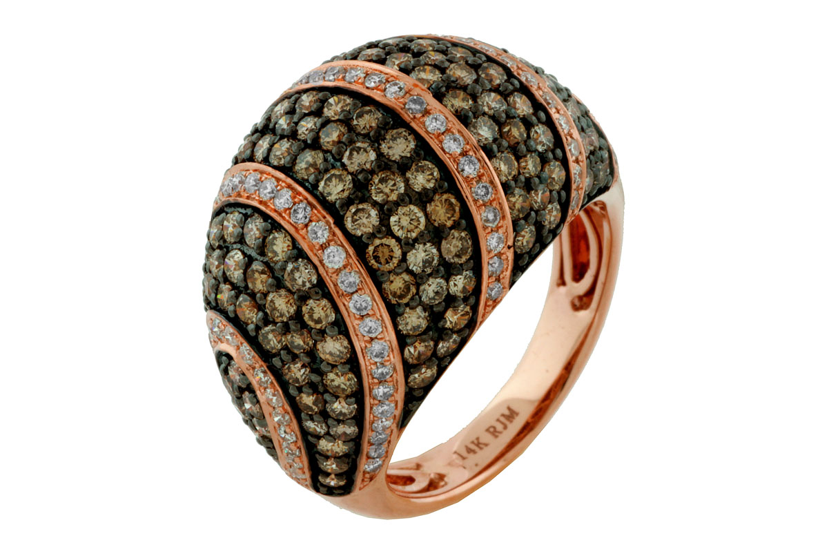 DIAMOND & MOCHA DIAMOND RING