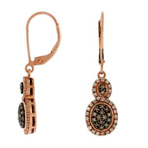 MOCHA DIAMOND & DIA EARRING