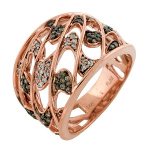DIAMOND & MOCHA DIAMOND RING
