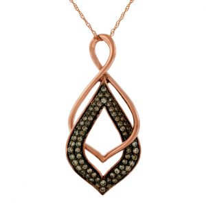 MOCHA DIAMOND PENDANT