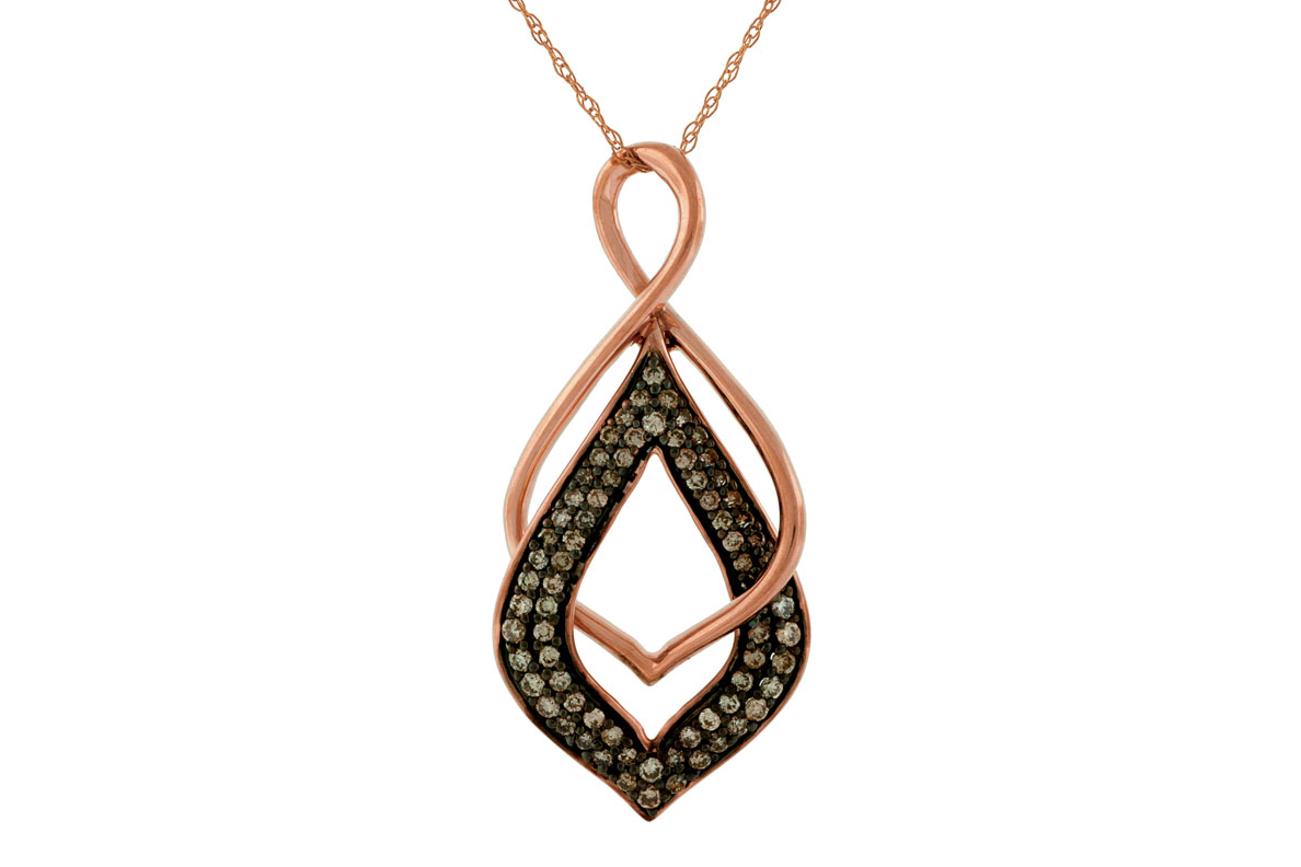 MOCHA DIAMOND PENDANT