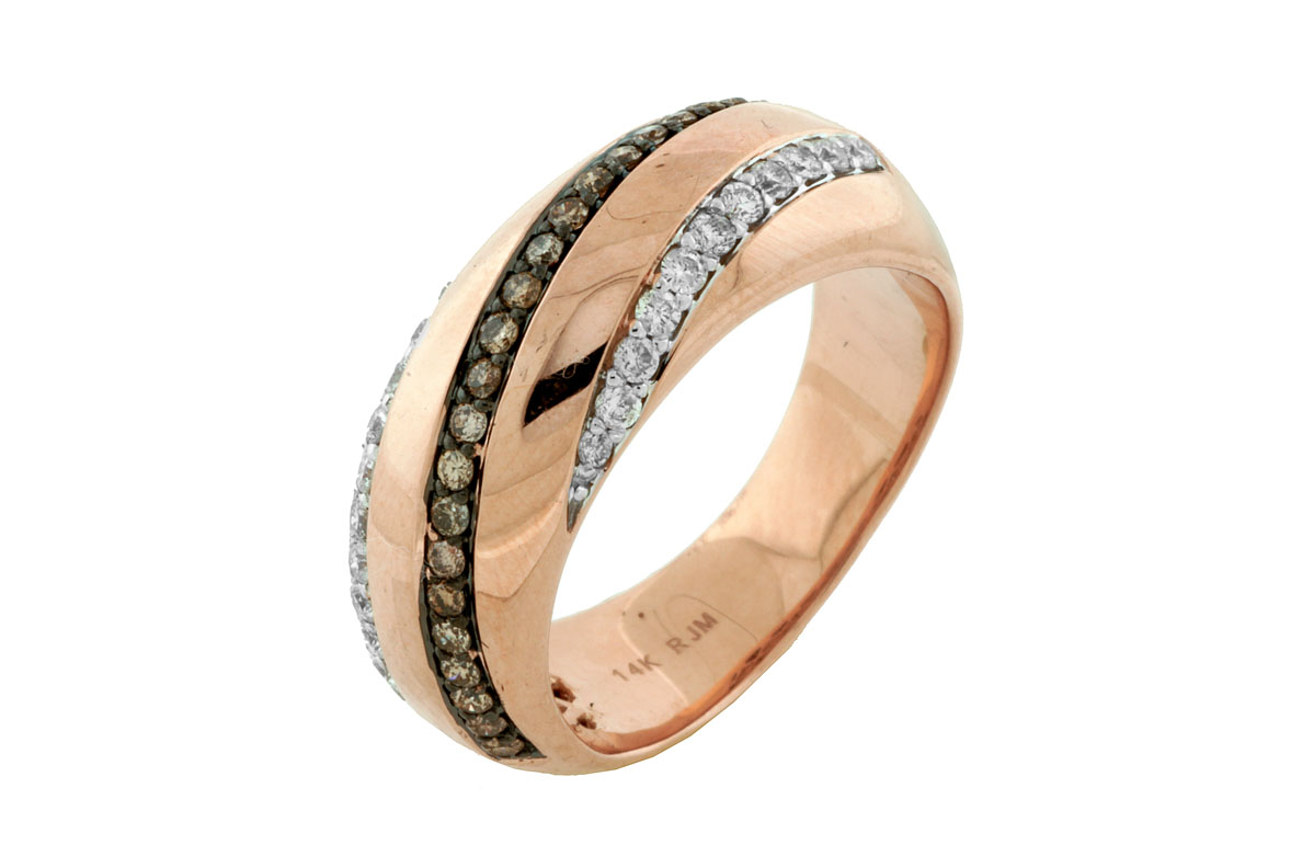 MOCHA DIA & DIA WEDDING RING
