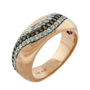 MOCHA DIA & DIA WEDDING RING
