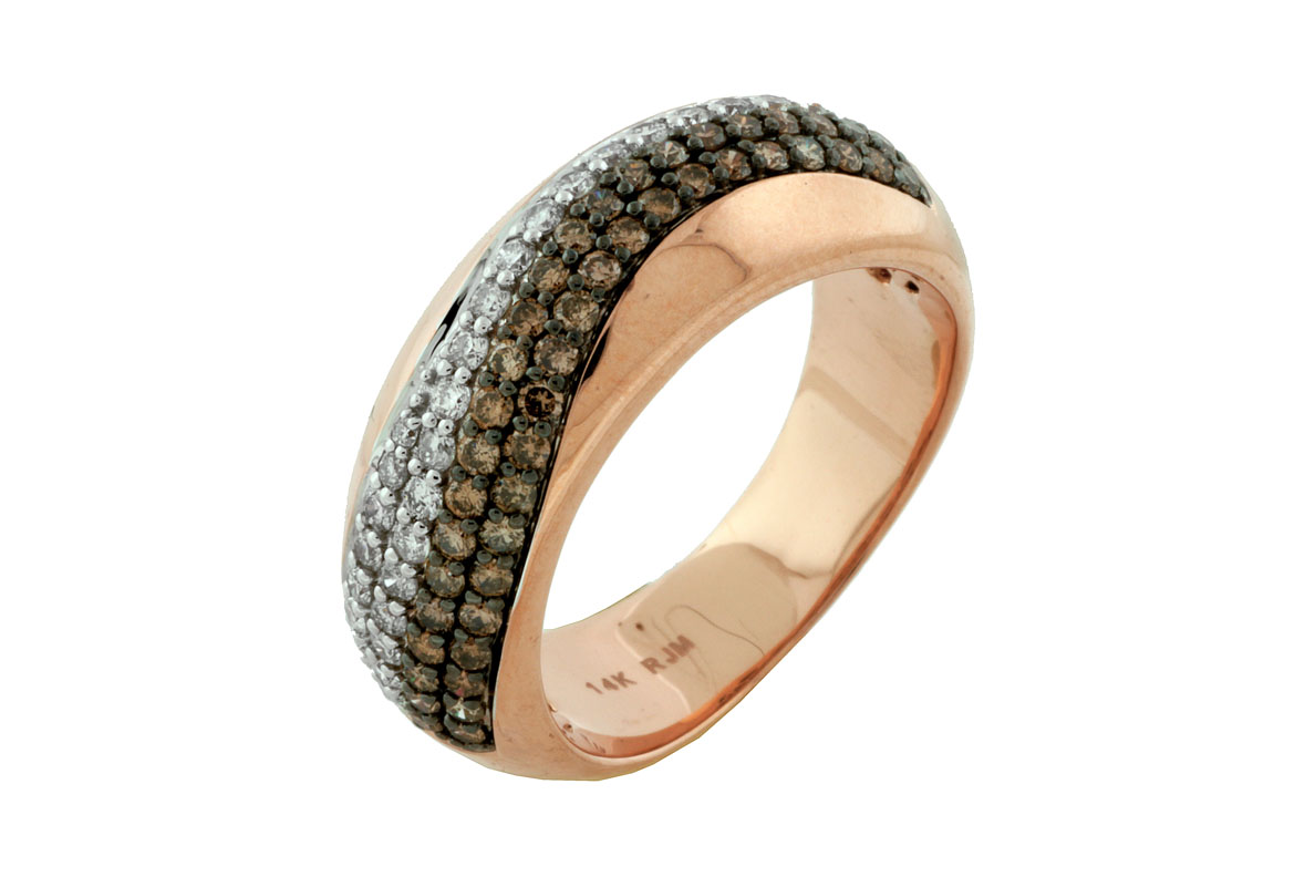 MOCHA DIA & DIA WEDDING RING