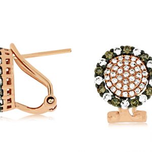 DIAMOND &MOCHA DIAMOND EARRING