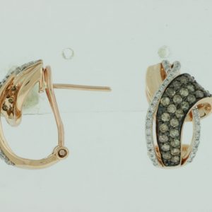 DIAMOND &MOCHA DIAMOND EARRING