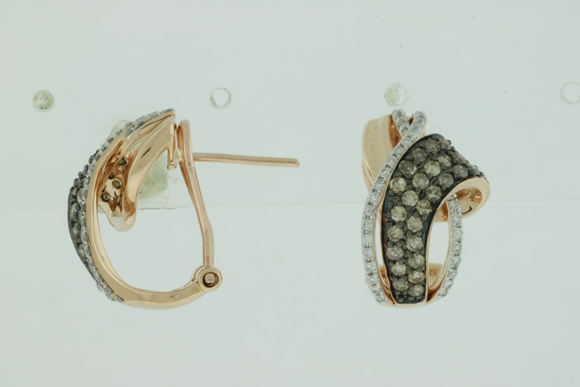 DIAMOND &MOCHA DIAMOND EARRING