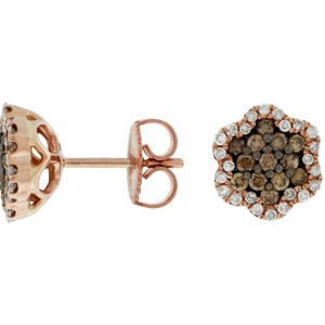 DIAMOND &MOCHA DIAMOND EARRING