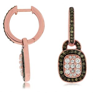 DIAMOND &MOCHA DIAMOND EARRING
