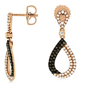 DIAMOND &MOCHA DIAMOND EARRING