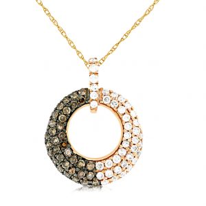 DIAMOND &MOCHA DIAMOND PENDANT