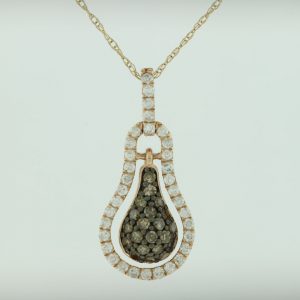 DIAMOND &MOCHA DIAMOND PENDANT