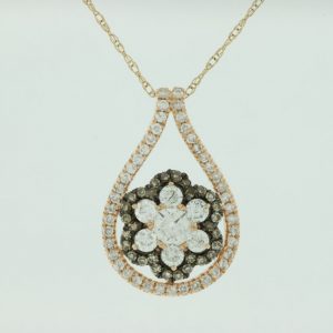 DIAMOND &MOCHA DIAMOND PENDANT