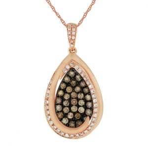 DIAMOND &MOCHA DIAMOND PENDANT