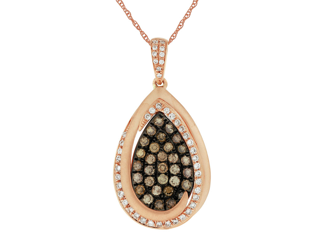 DIAMOND &MOCHA DIAMOND PENDANT