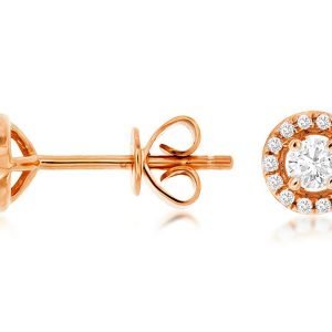 DIAMOND HALO STUDS