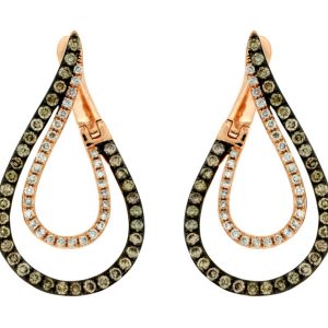 DIAMOND &MOCHA DIAMOND EARRING