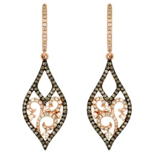 DIAMOND &MOCHA DIAMOND EARRING