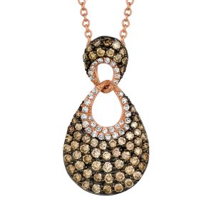 DIAMOND &MOCHA DIAMOND PENDANT