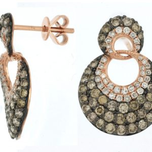DIAMOND &MOCHA DIAMOND EARRING