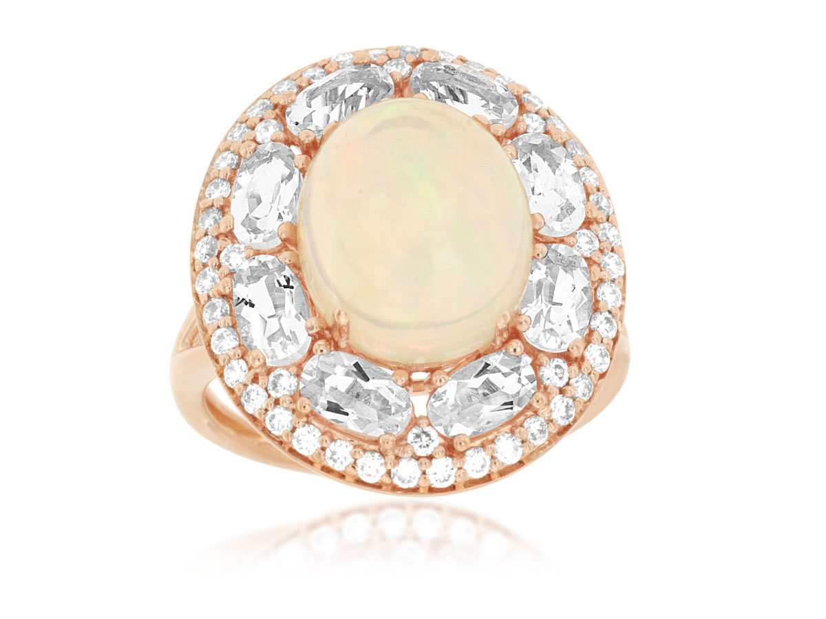 OPAL & DIAMOND RING