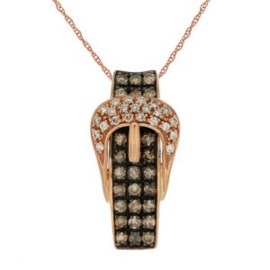 DIAMOND &MOCHA DIAMOND PENDANT