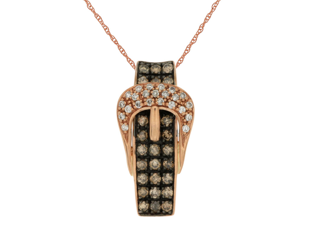 DIAMOND &MOCHA DIAMOND PENDANT